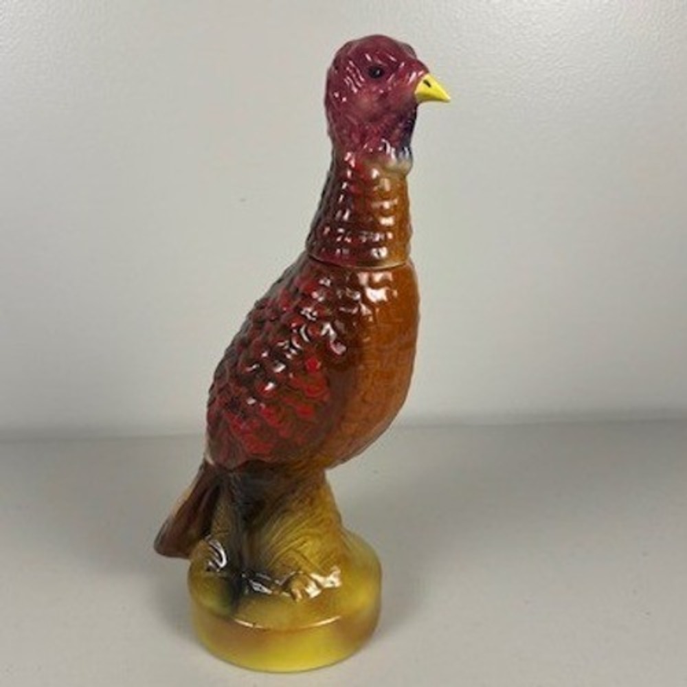 Austin Nichols Vintage Wild Turkey Decanter Game Bird Figurine‎ 1971 Ceramic